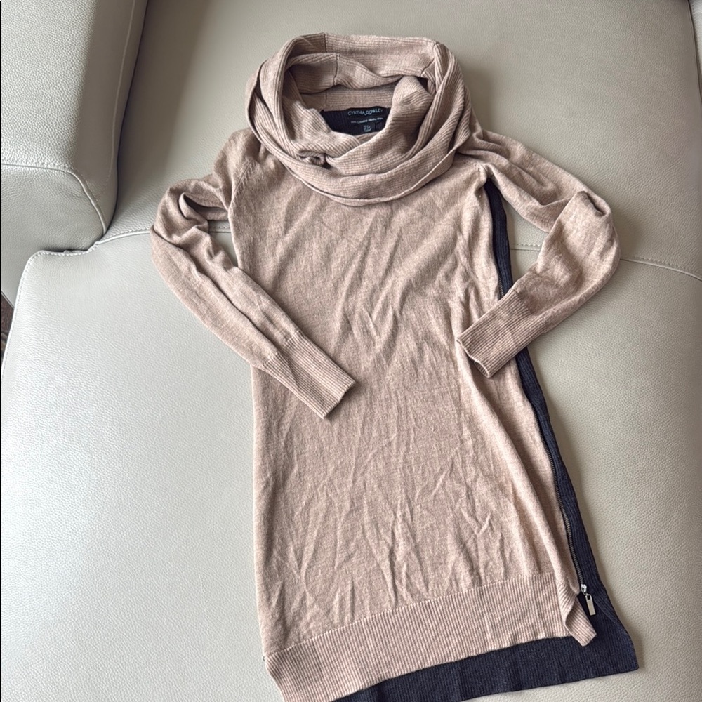 Women's Tan Sweater dress